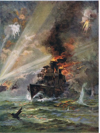 1918年のセントジョージズデーの大成功の後、ほくろから引退する &39;The Vindictive&39; 作： Henry A. Payne